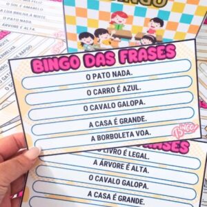 Bingo das Frases para impressão