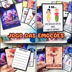 Jogo das emoções- como você se sentiria para impressão