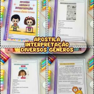 Apostila interpretação de textos- diversos gêneros textuais para impressão