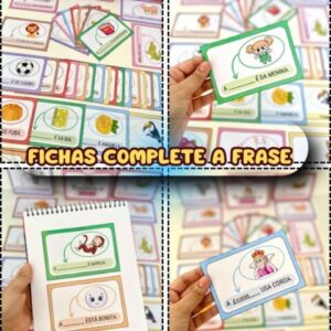 Fichas Complete a Frase para impressão