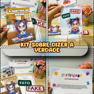 Kit sobre dizer a verdade para impressão