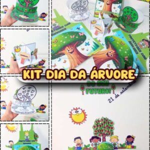 kit dia da Árvore para impressão