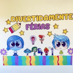 Painel divertidamente de férias- arquivo digital