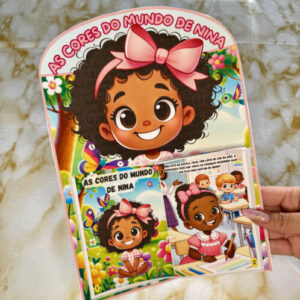 Historinha as Cores do Mundo de Nina- consciencia negra- digital