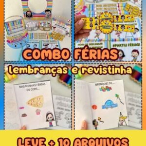 Kit férias lembrançinha e revistinha em pdf