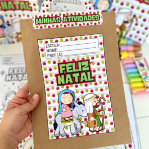 Kit Capas de Atividades tema Natal Cristão 1