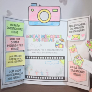 Lapbook "Minhas Memórias das Férias"