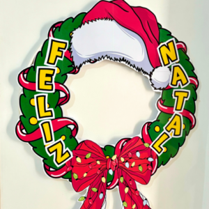 Decoraçãopara Bambolê tema Feliz Natal