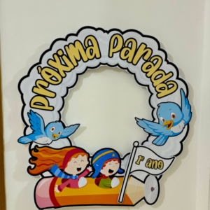 Decoração para Bambolê tema “Próxima Parada”