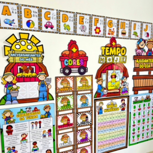 Kit Decoração de Sala de Aula tema Fazendinha