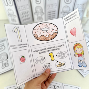 Lapbook dos Numerais para impressão