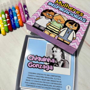 Caixa Mulheres Inspiradoras- Dia da Mulher- para impressão