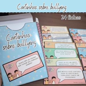 Cartinhas sobre bullying- material terapeutico para impressão
