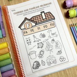 Casinha das famílias silábicas para impressão