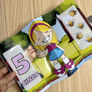 Livro 3 D Numerais 1 a 10 para impressão