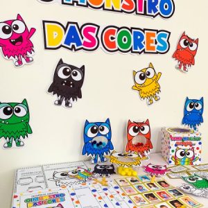 Kit Sequência Didática - O Monstro das Cores para impressão