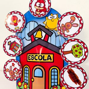 Luva: A escola dos Bichos para impressão- Dia da escola