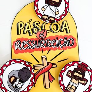 Luva Musical "Ressuscitou" para impressão
