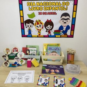 Kit Monteiro Lobato - Dia Nacional do Livro Infantil para impressão
