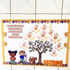 Painel Interativo Outono para impressão