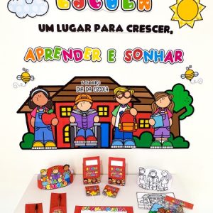 Kit Dia da Escola para impressão