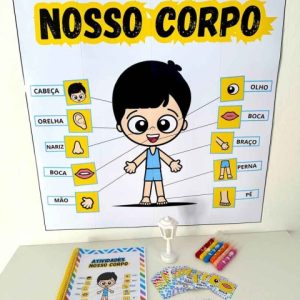 Kit tema Nosso Corpo apra impressão