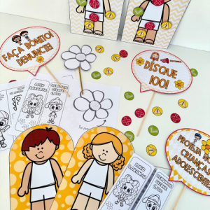 Kit Maio Laranja para impressão