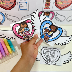 Cartão Dia das Mães- asas de anjo