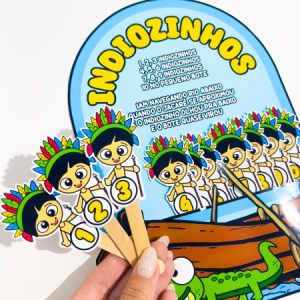 Luva Musical Indiozinhos para impressão