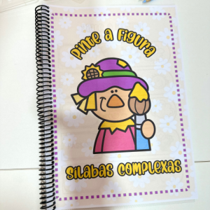 Apostila Pinte as Figura- Sílabas Complexas para impressão