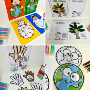 Combo 4 materiais tema Meio Ambiente para impressão