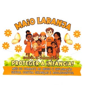 Maio Laranja – Painel de Conscientização para impressão