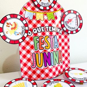 Luva O que tem na festa Junina para impressão