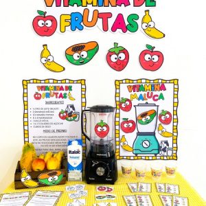 Vitamina de frutas para impressão