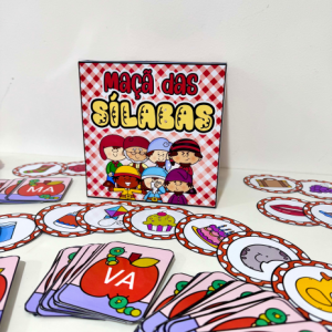 Kit Maçã das Sílabas para impressão