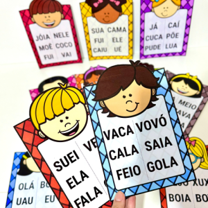 Fichas Amigos da Leitura para impressão
