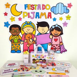 Colônia de Férias: Festa do Pijama para impressão
