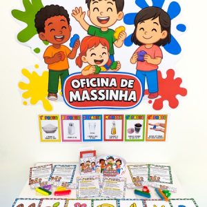 KIT OFICINA DE MASSINHA para impressão
