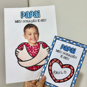 Kit Dia dos Pais tema “Meu coração é seu” para impressão