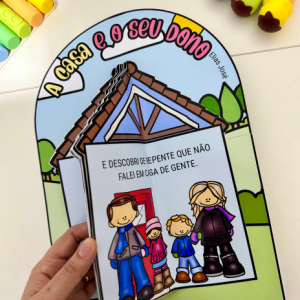 Luva interativa com o Poema: A Casa e o seu dono para impressão