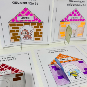 Kit de atividades interativas Poema: A Casa e o seu dono para impressão
