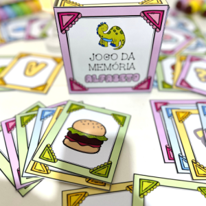 Jogo da Memória do Alfabeto para impressão