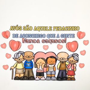 Painel Dia dos Avós para impressão
