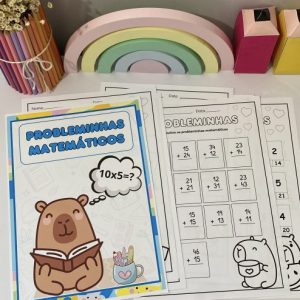 Probleminhas Matemáticos com Capivaras – Ensino Fundamental 1 para impressão