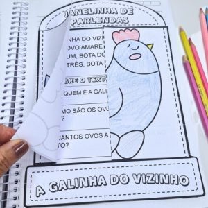 Janelinhas de Parlendas para impressão