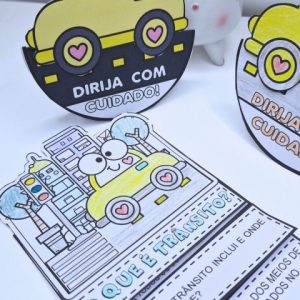 Flipbook O que é trânsito e balancê para impressão