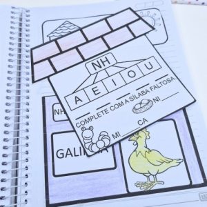 Casinha das sílabas complexas para impressão