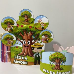 Luva dia da árvore para impressão