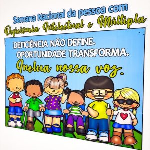 Painel Semana Nacional de deficiências para impressão