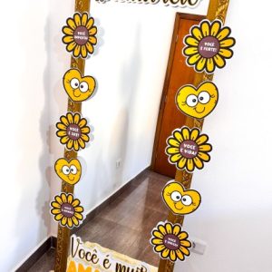 Moldura setembro amarelo para impressão